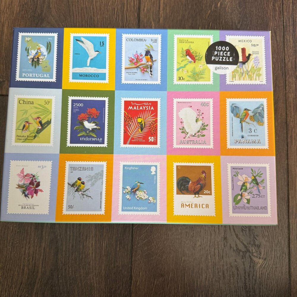 1000 piece Puzzle Galison Birds of the World